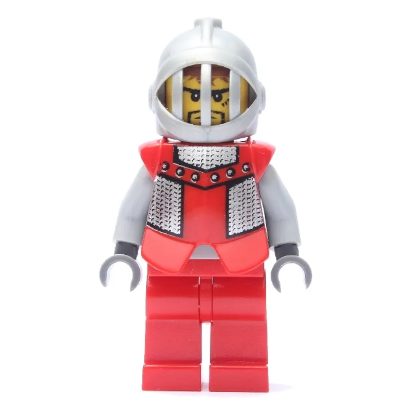 Knight (Knights Kingdom I) - Red Legs, Armor — minifigurine LEGO | Brick Broker