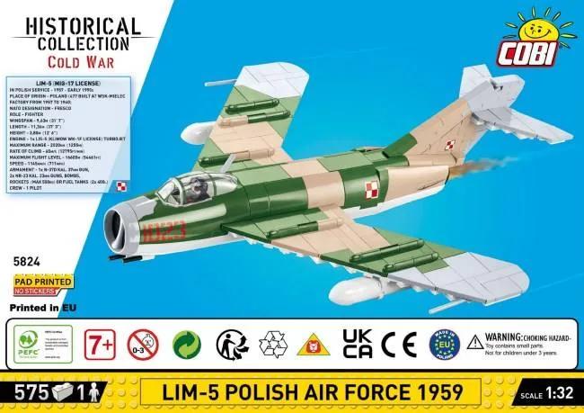 COBI Lim-5 Force aérienne polonaise 1959 (COBI-5824) - prix | Brick Broker