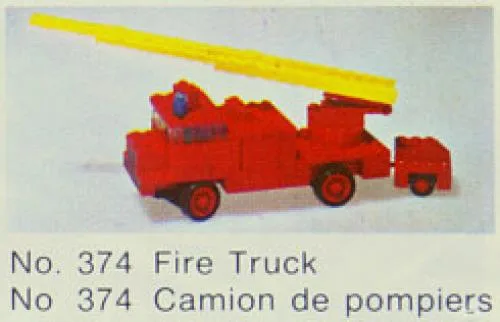 LEGO 374 Camion de pompiers - prix et où acheter | Brick Broker