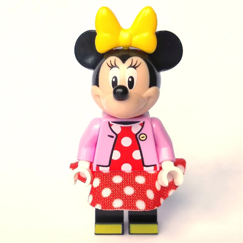 Minnie Mouse, Bright Pink Jacket, Yellow Bow — minifigurine LEGO | Brick Broker