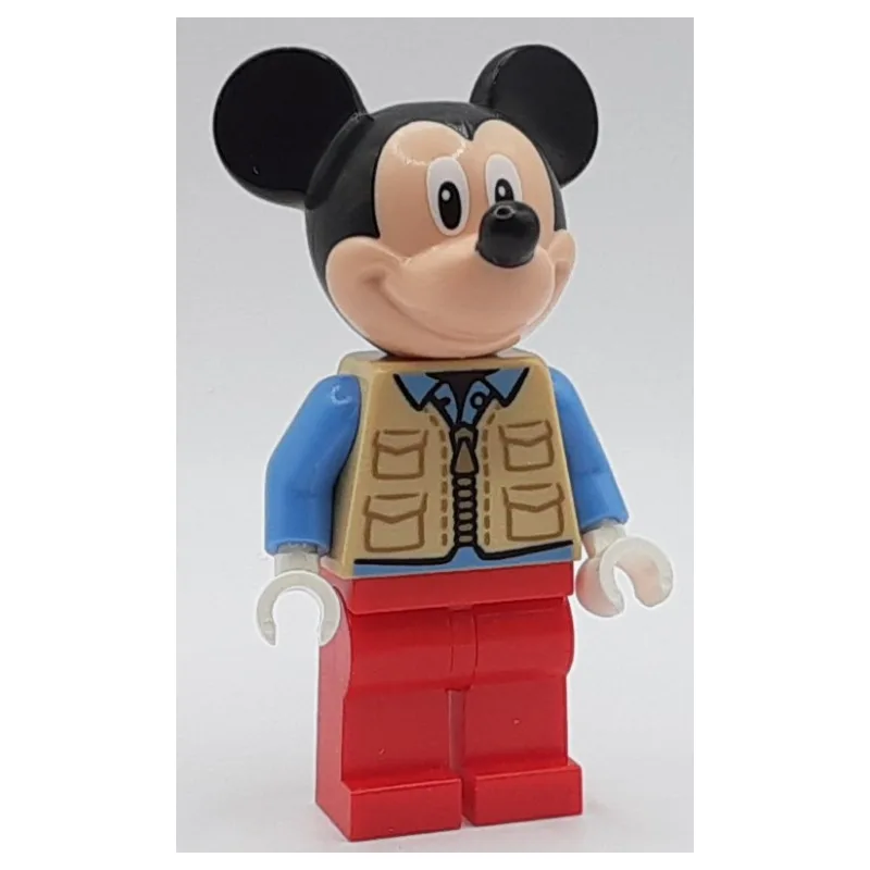 Mickey Mouse, Tan Vest, Red Legs — dans quels sets LEGO ? (fig-012628) | Brick Broker