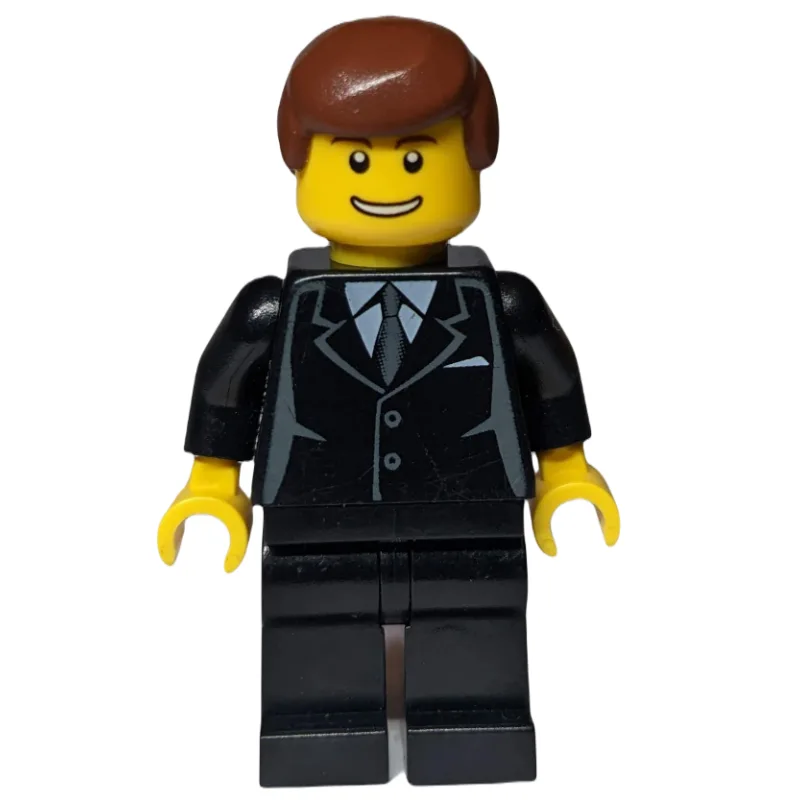 Man - Black Suit, Grin — dans quels sets LEGO ? (fig-004778) | Brick Broker