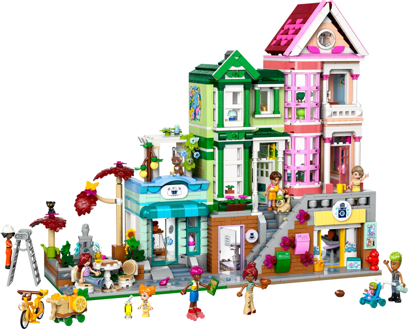 LEGO 42670 Appartements et magasins de Heartlake City - prix | Brick Broker