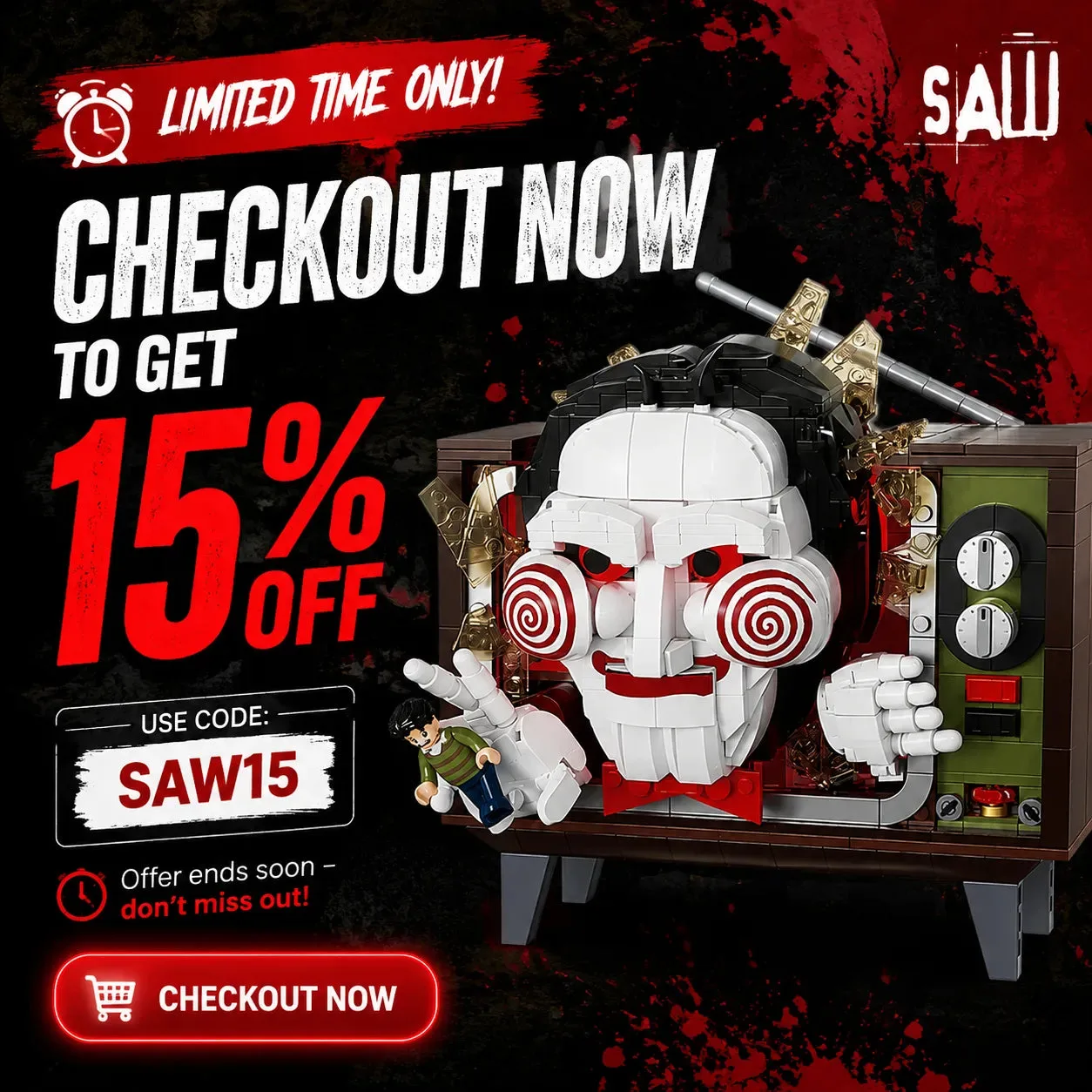 Jaki Télévision Billy de SAW (JAK-KJ066) - prix | Brick Broker