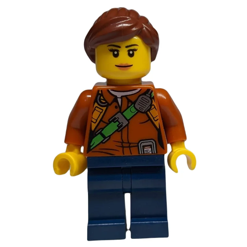 Explorer, Woman, Shirt with Straps and Radio,… — minifigurine LEGO | Brick Broker