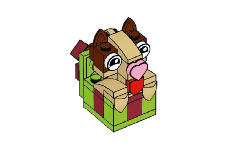 LEGO Ornement de Noël pour animaux de compagnie (PETORNAMENT-1) - prix | Brick Broker