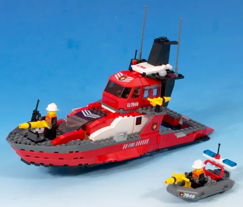 LEGO 7046 Bateau de commandement des pompiers - prix | Brick Broker