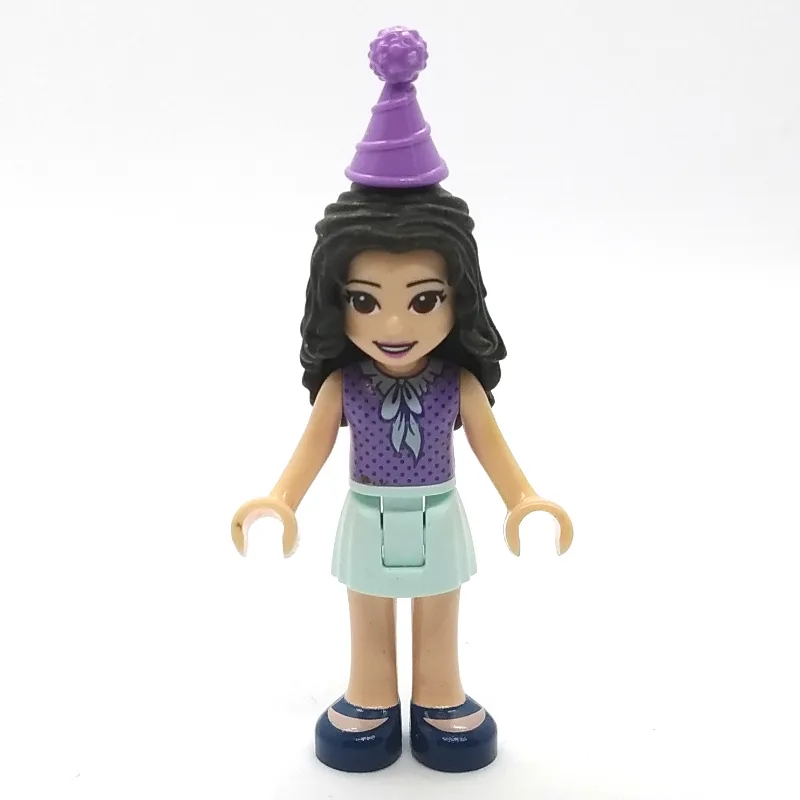 Emma - Medium Lavender Dotted Top, Light Aqua… — minifigurine LEGO | Brick Broker