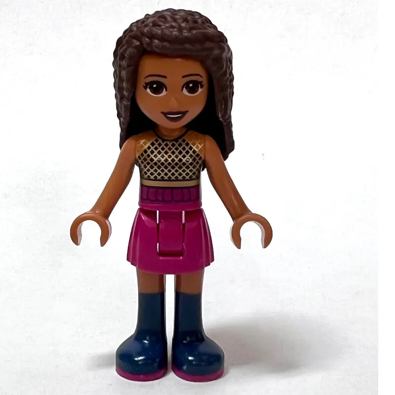 Andrea - Black/Gold Top, Magenta Skirt — dans quels sets LEGO ? (fig-008975) | Brick Broker