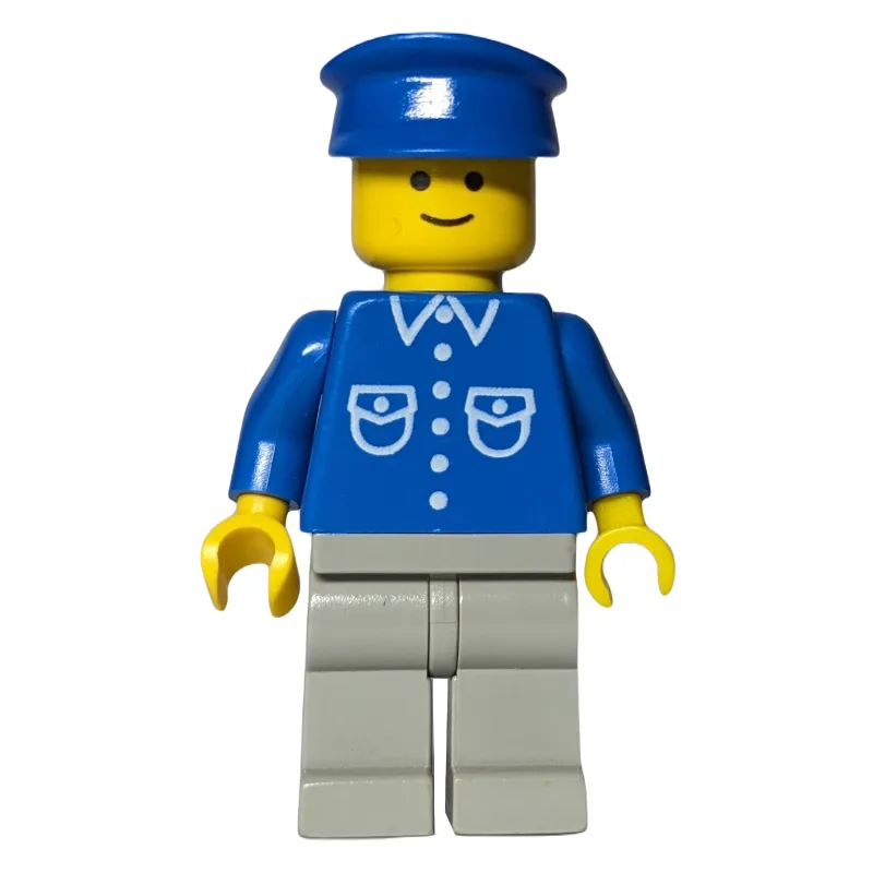 Blue Torso, Light Grey Legs, Blue Hat — dans quels sets LEGO ? (fig-009475) | Brick Broker