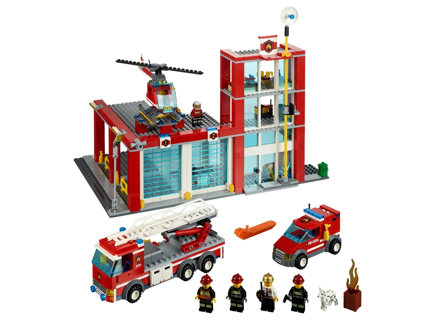LEGO 60004 Caserne de Pompiers - prix et où acheter | Brick Broker
