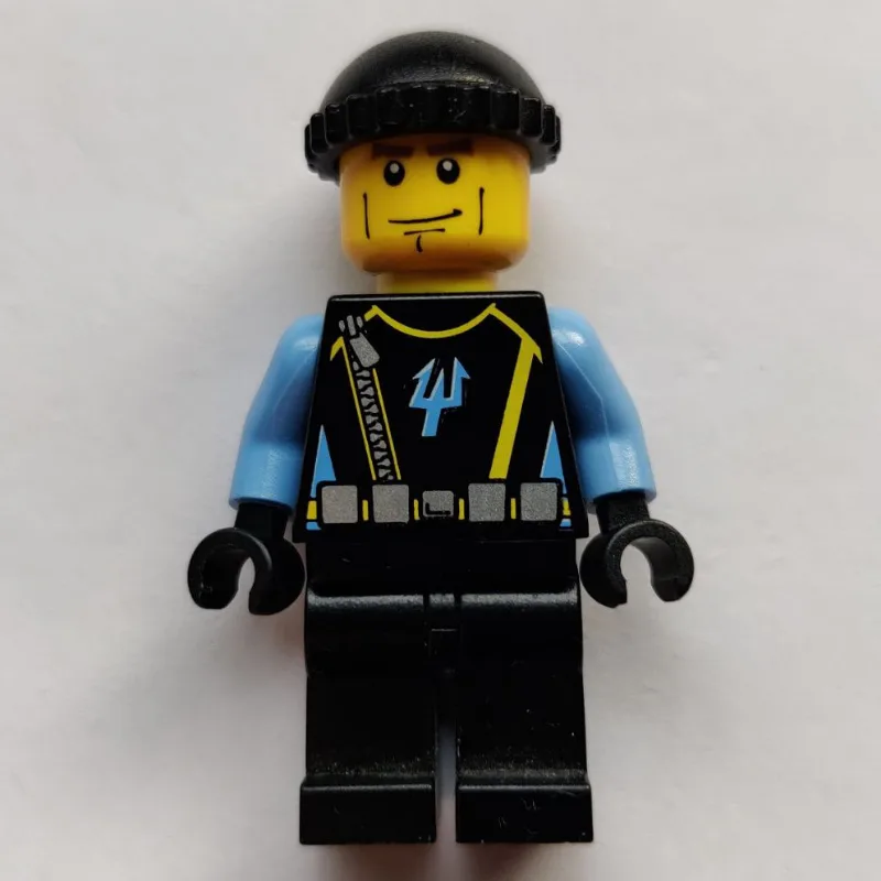 Aquaraider Diver with Black Hat — dans quels sets LEGO ? (fig-002311) | Brick Broker