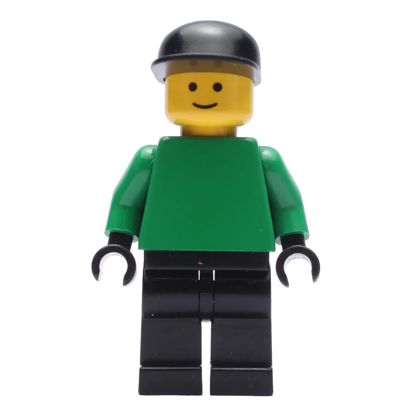 Soccer Player Goalie Green Torso, Black Legs,… — minifigurine LEGO | Brick Broker