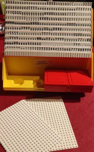 LEGO 9550 Version danoise de la boutique du typographe - prix | Brick Broker