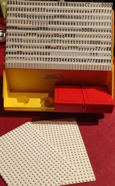 LEGO 9550 Version danoise de la boutique du typographe - prix | Brick Broker