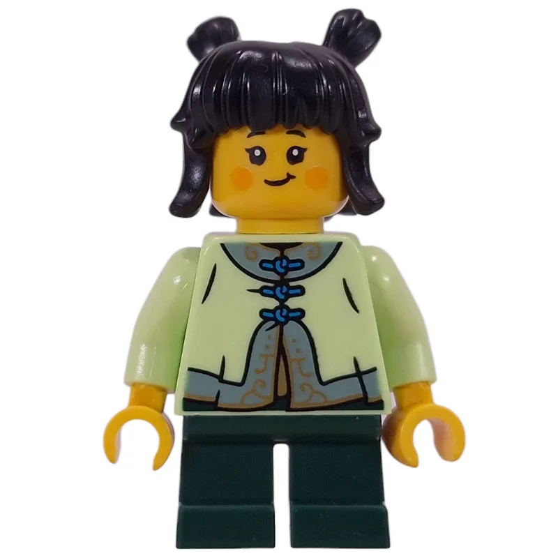 Kid, Yellowish Green Torso, Dark Green Legs,… — minifigurine LEGO | Brick Broker