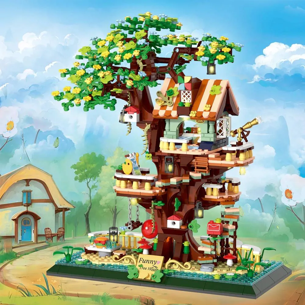 ZHEGAO Cabane dans les arbres amusante (ZHE-642005) - prix | Brick Broker