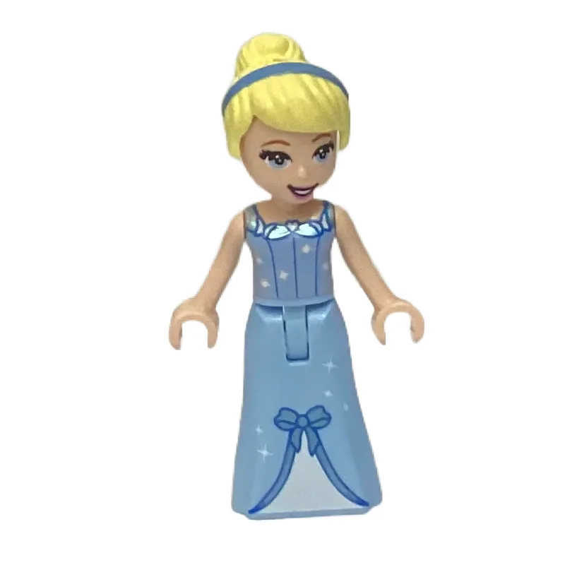 Cinderella - Bright Light Blue Dress, White U… — minifigurine LEGO | Brick Broker
