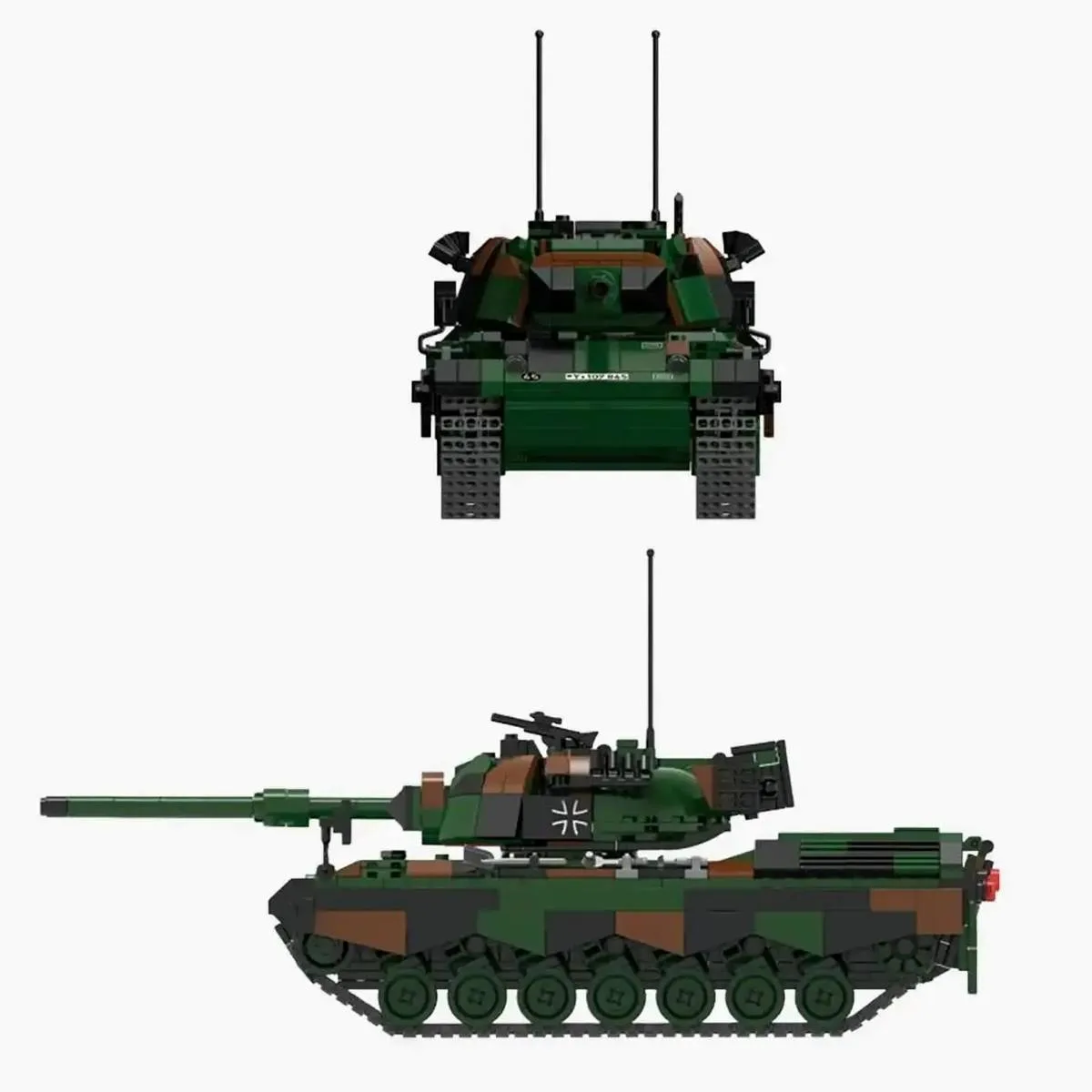 BlueBrixx Char de bataille Leopard 1, Bundeswehr (BB-107934) - prix | Brick Broker