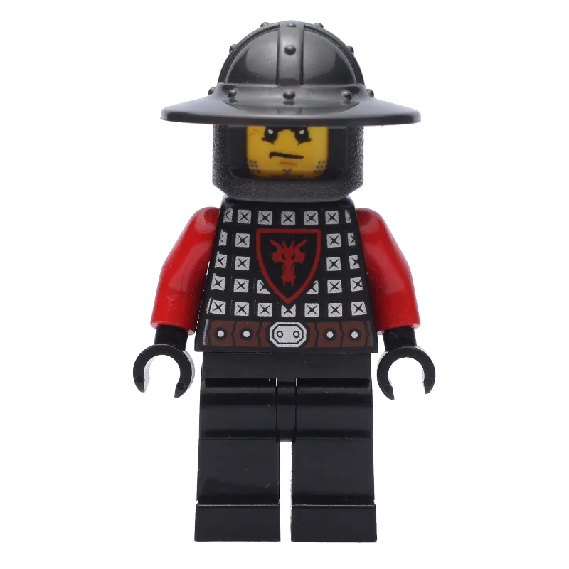 Knight - Black Torso, Black Legs, Pearl Dark… — minifigurine LEGO | Brick Broker