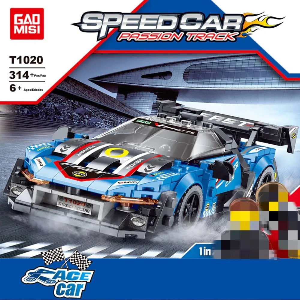 TaiGaoLe Voiture de course bleu-noir (TGL-T1020) - prix | Brick Broker