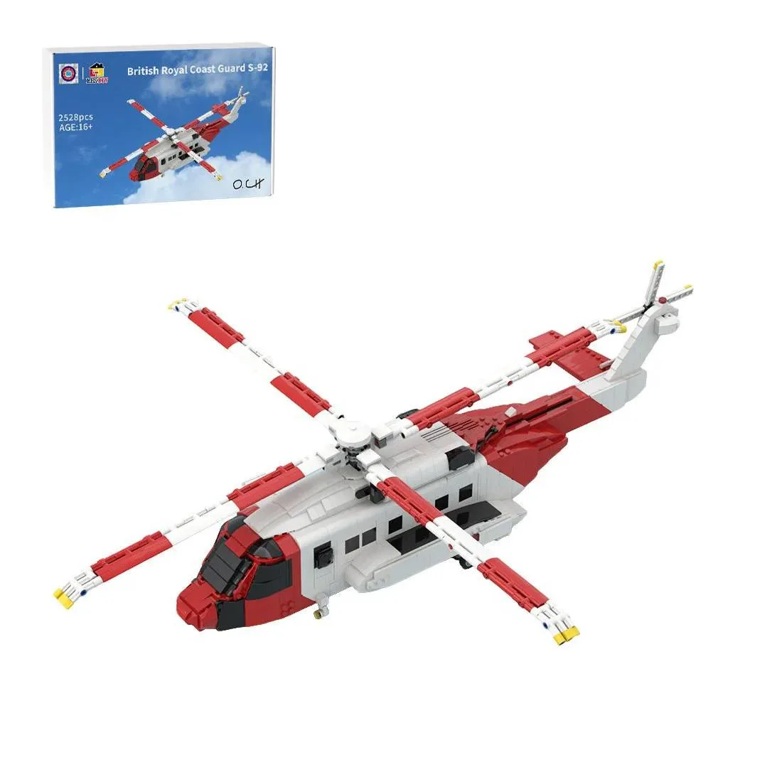 LesDiy Hélicoptère Moyen Bimoteur S-92 Helibus (LESDIY-3685572) - prix | Brick Broker