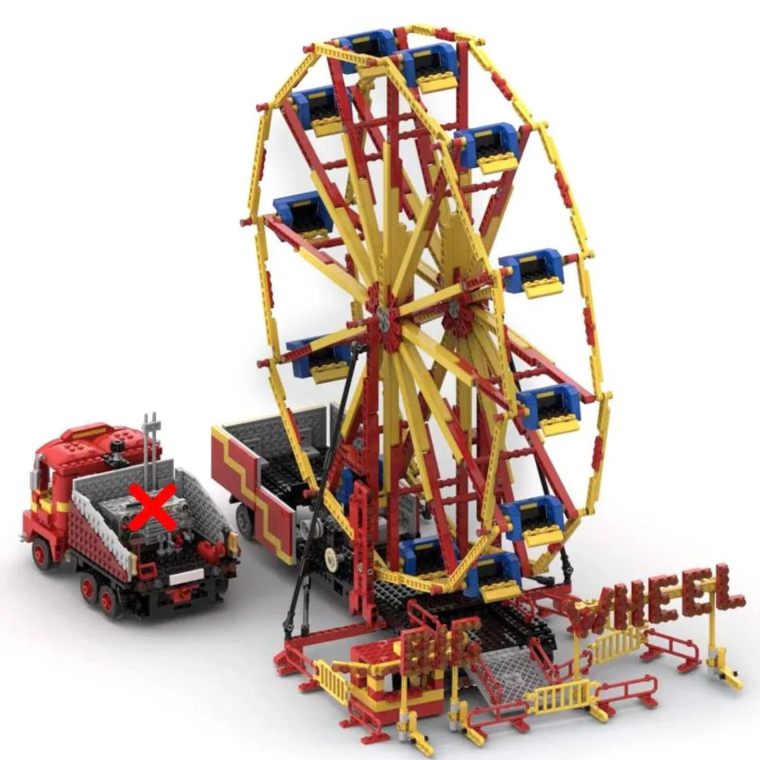 LesDiy Grande roue de fête foraine statique (LESDIY-3331112) - prix | Brick Broker
