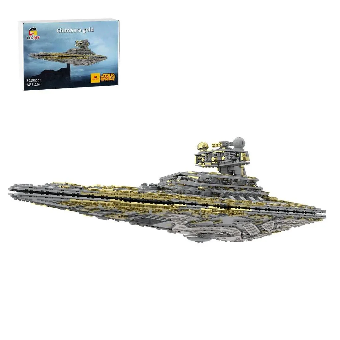 LesDiy SW Chimaere Impériale de classe 1 de Thrawn Dorée (LESDIY-3673592) - prix | Brick Broker