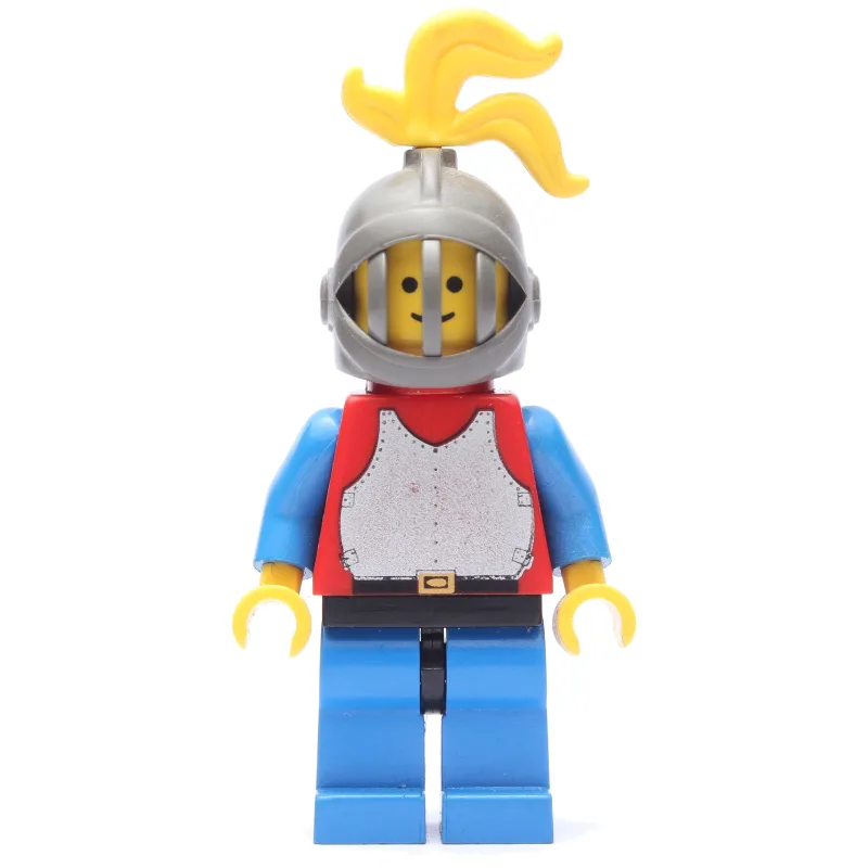 Knight (Breastplate on Red) - Blue Legs, Yell… — minifigurine LEGO | Brick Broker
