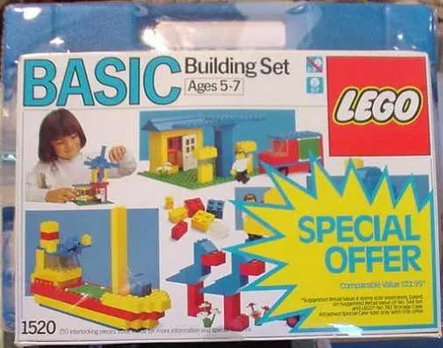 LEGO 1520 Set de base avec coffret de rangement - prix | Brick Broker