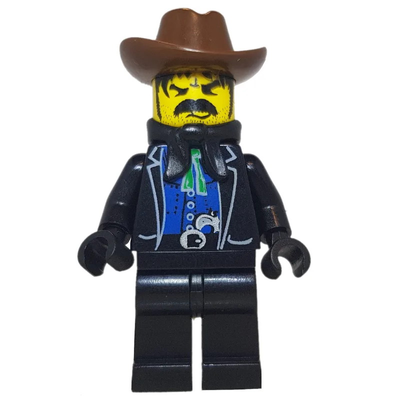 Bandit - Western, Black Jacket, Black Handker… — minifigurine LEGO | Brick Broker