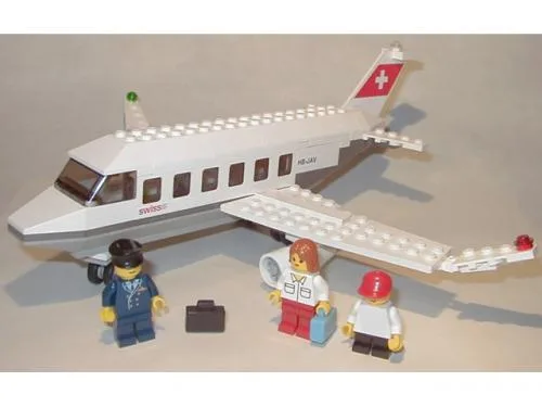 LEGO 4032 Avion de Passagers - Version SWISS - prix | Brick Broker