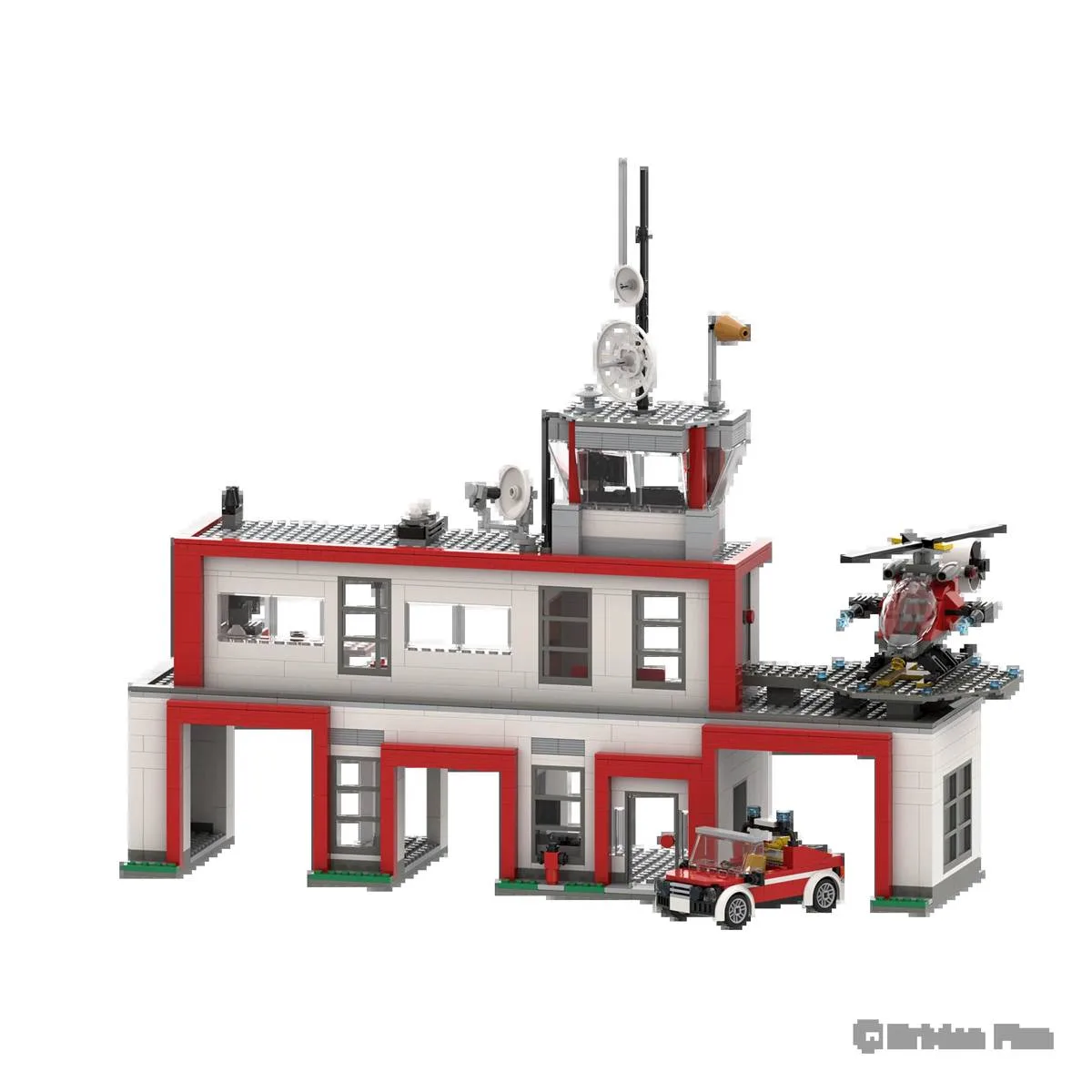 BRIXIES Caserne de pompiers (BRIXIES-222.402) - prix | Brick Broker