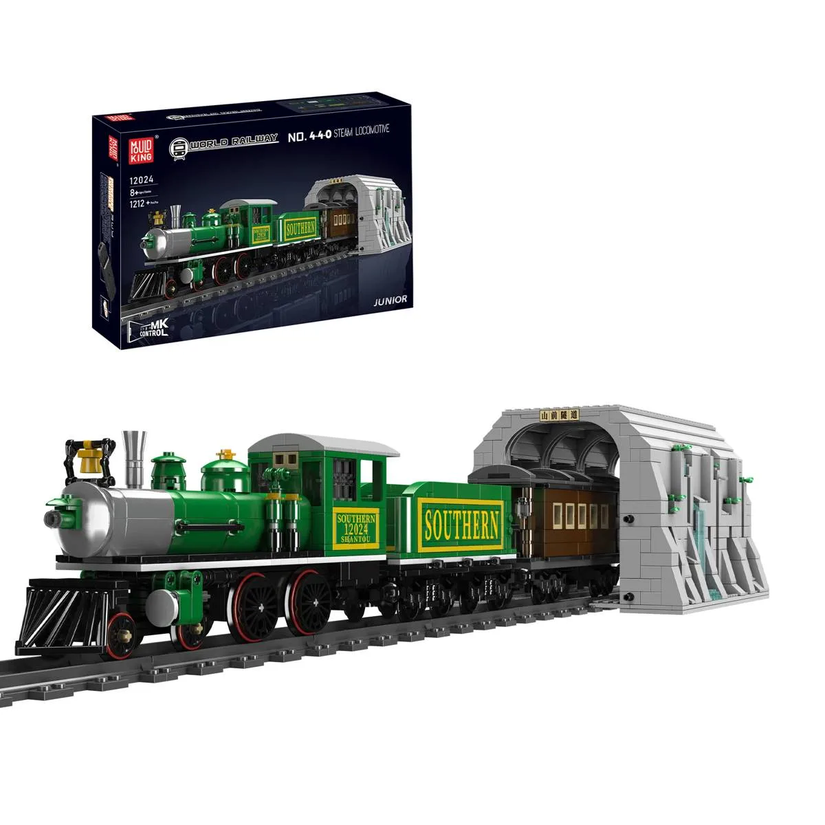 Mould King Locomotive à vapeur 4-4-0 (MOU-12024) - prix | Brick Broker