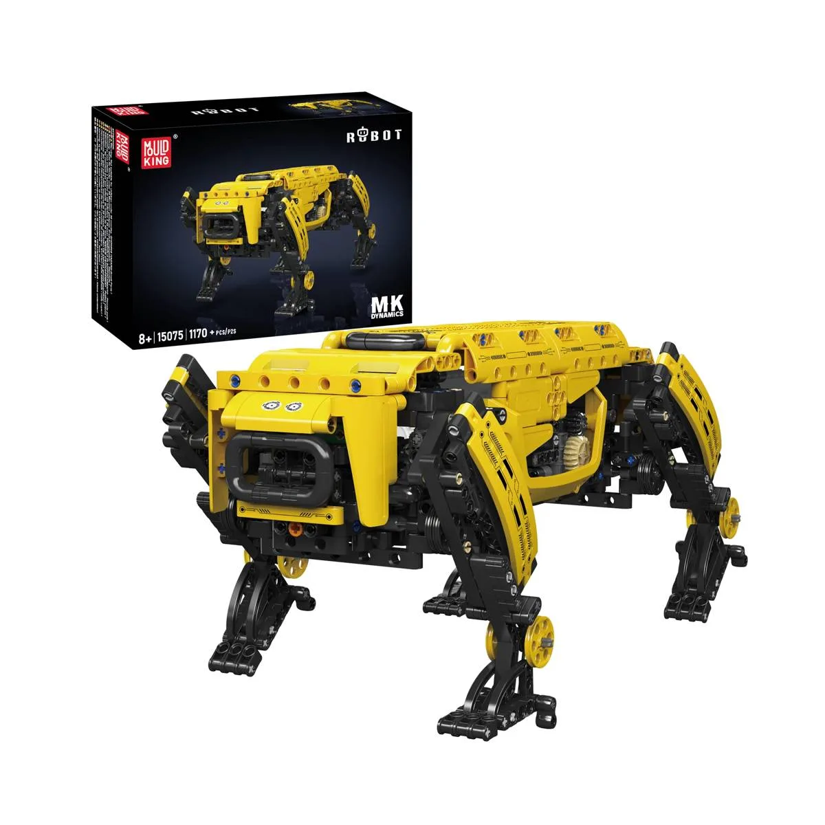 Mould King Chien robot télécommandé (MOU-15075S) - prix | Brick Broker