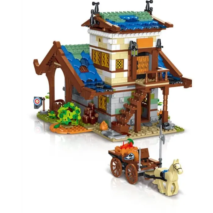 UrGe Série Bâtiment Petite Ville Grange Forgeron Médiéval (URG-50102) - prix | Brick Broker