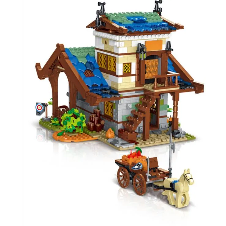 UrGe Série Bâtiment Petite Ville Grange Forgeron Médiéval (URG-50102) - prix | Brick Broker