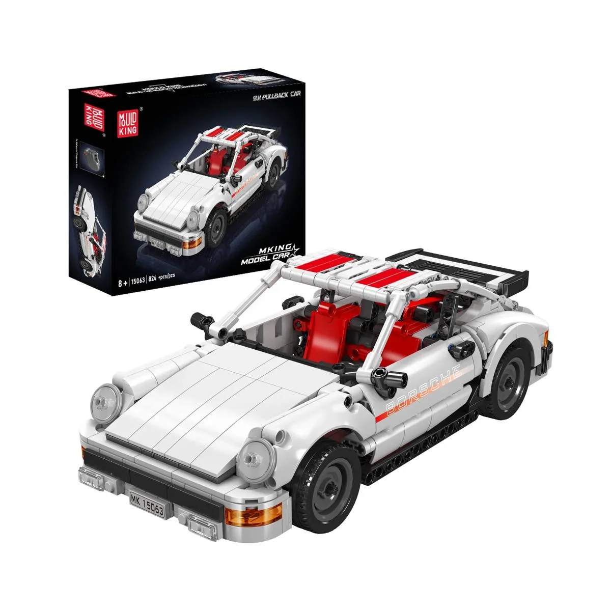 Mould King Voiture à Remontage 911 (MOU-15063) - prix | Brick Broker