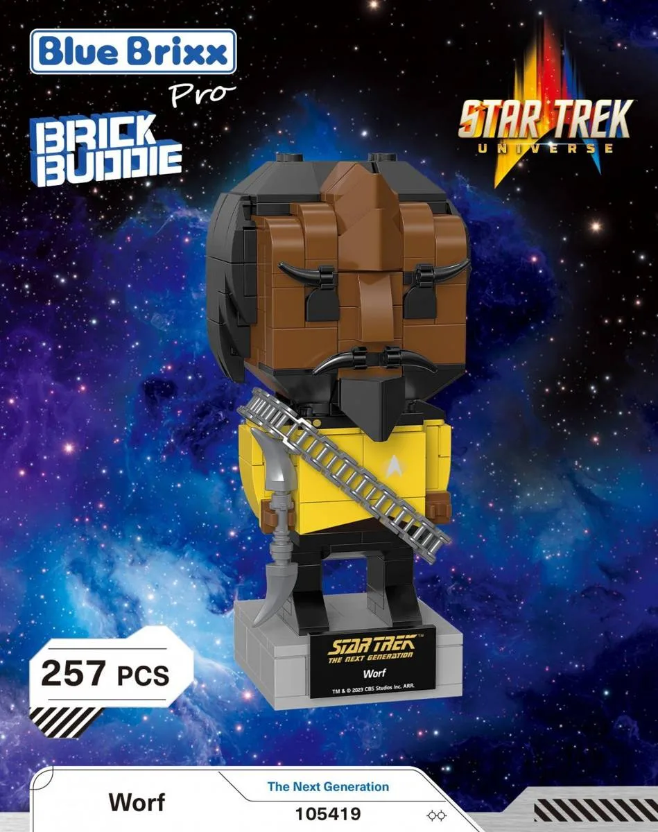 BlueBrixx STAR TREK Worf (BB-105419) - prix | Brick Broker