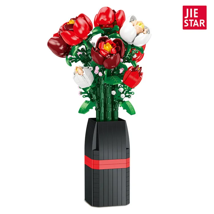 JIESTAR Set de construction Roses (JS-JJ9212) - prix | Brick Broker