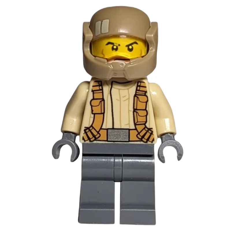 Resistance Soldier, Dark Tan Helmet, Tan Shir… — minifigurine LEGO | Brick Broker