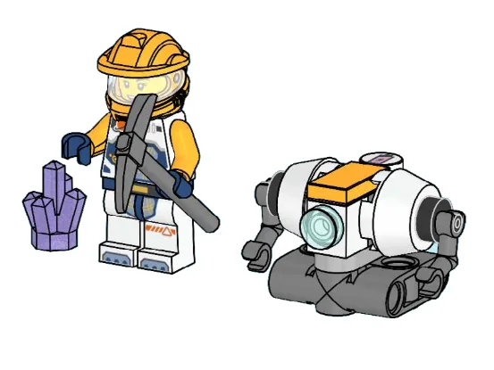LEGO 952405 Astronaute et Robot - prix et où acheter | Brick Broker