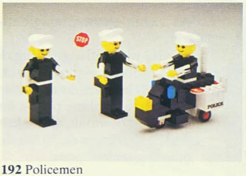 LEGO 192 Policiers - prix et où acheter | Brick Broker