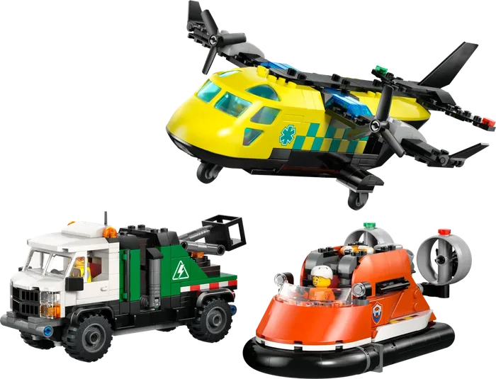 LEGO 60505 Avion, Camion d'entretien et Aéroglisseur Remix - prix | Brick Broker