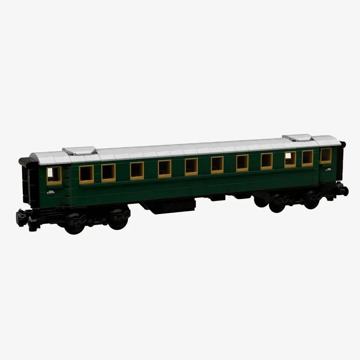 BlueBrixx Voiture passagers vert foncé (BB-103880) - prix | Brick Broker