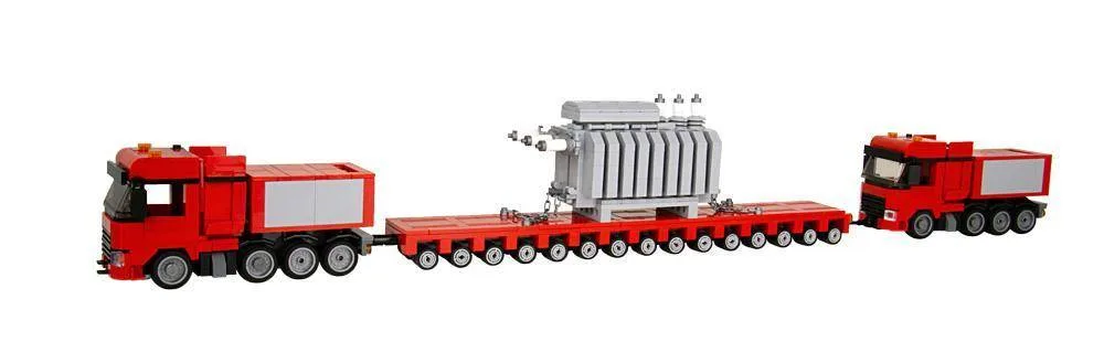 BlueBrixx 2 camions Stuttgart à 4 essieux avec transformateur (BB-101093) - prix | Brick Broker