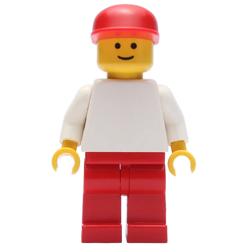 Man, White Torso, Red Legs, Red Cap (3626b He… — minifigurine LEGO | Brick Broker