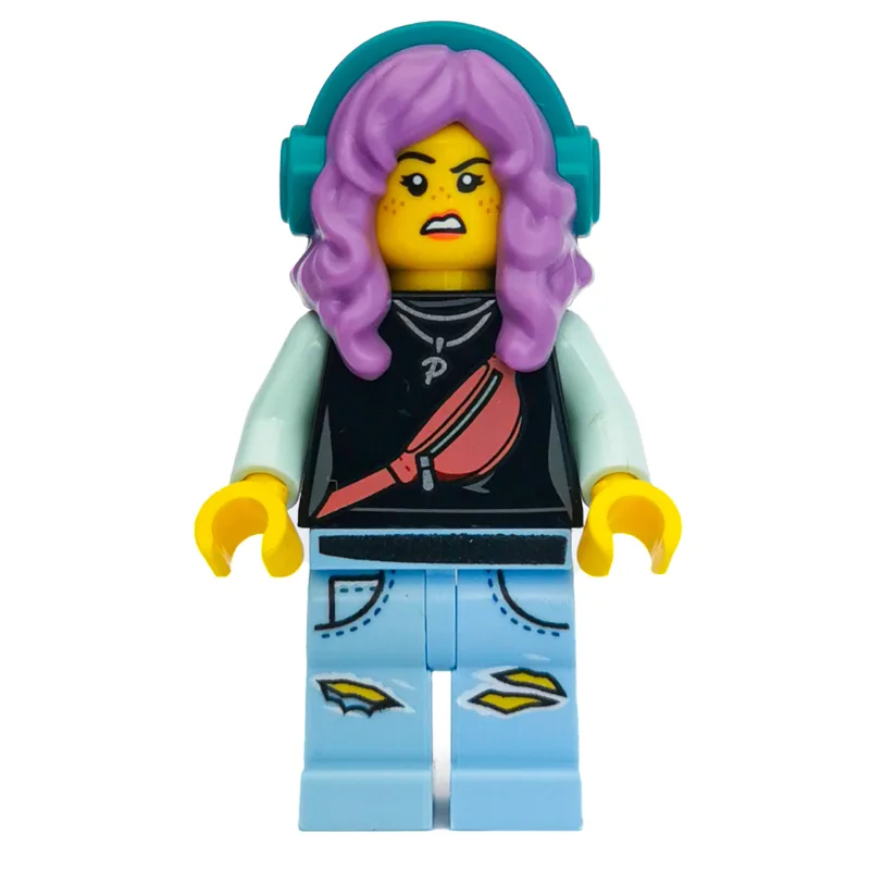 Parker L. Jackson, Black Top, Medium Lavender… — minifigurine LEGO | Brick Broker