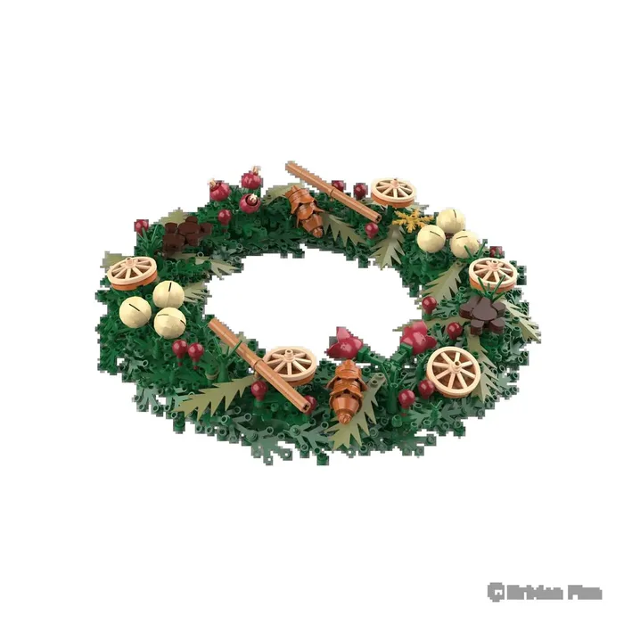 BRIXIES Couronne de l'Avent Couronne de Noël Couronne de fleurs (BRIXIES-222.109) - prix | Brick Broker