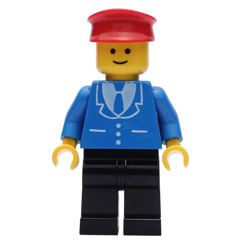 Man - Blue Jacket, Black Legs, Red Hat — dans quels sets LEGO ? (fig-004970) | Brick Broker